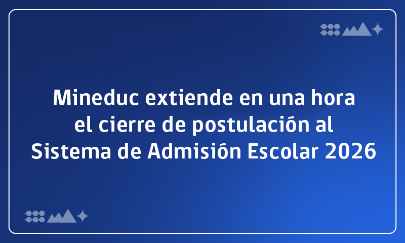 Sistema de Admisión Escolar